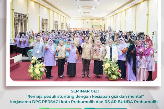 Seminar Gizi ”Remaja peduli stunting dengan kesiapan gizi dan mental’