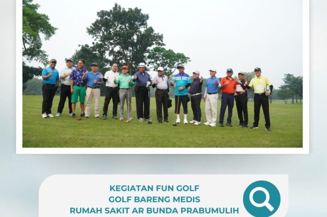 Meriahkan Hari Ulang Tahun, RS AR Bunda Prabumulih adakan Fun Golf